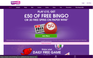 smooth bingo laptop screenshot 2021