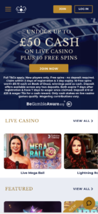 uk casino mobile screenshot 2021
