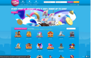 vera john casino laptop screenshot 2021