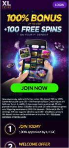 xl casino mobile screenshot 2021