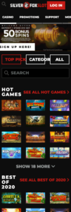 silver fox slots mobile screenshot 2021