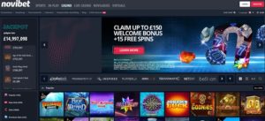 Novibet Casino Website