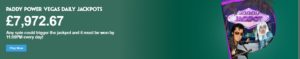 Paddy Power Vegas Daily Jackpots