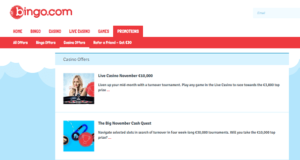 Bingo.com Promotions