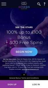 Genesis Casino Mobile