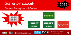 Platinum Gaming Sister Sites