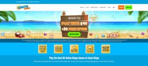 Wink Slots sister sites Costa Bingo