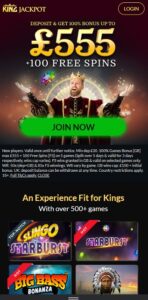 King Jackpot Mobile