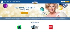 888 Bingo sister sites Dazzle Bingo