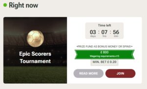 Dr Bet Epic Scorers Tournament