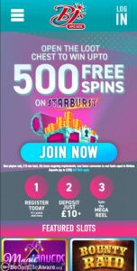 BJs Arcade mobile screenshot