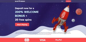 Bucky Bingo sister sites Blast Off Bingo