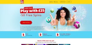 At the Bingo sister sites Pick Me Up Bingo