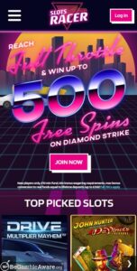 Slots Racer mobile screenshot
