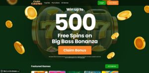 Cash Casino sister sites homepage