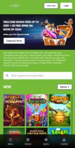 LuckyPokerBet mobile screenshot