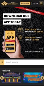 Palace Slots mobile screenshot