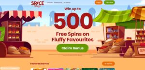 Spice Bingo sister sites homepage
