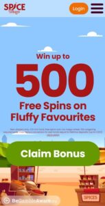 Spice Bingo mobile screenshot