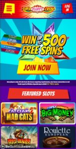 Super Fluffy Casino mobile screenshot