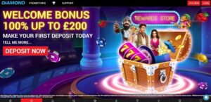 JesterBet sister sites The Diamond Casino