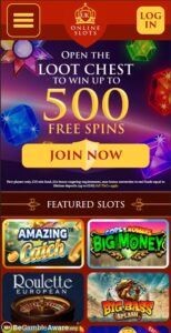 UK Online Slots mobile screenshot