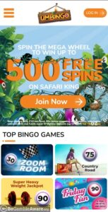 Umbingo mobile screenshot