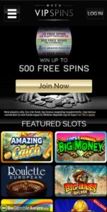 VIP Spins mobile screenshot