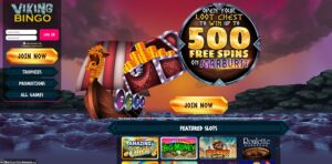 Online Bingo sister sites Viking Bingo
