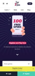 Red7Slots mobile screenshot