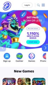 Dreams Casino Mobile Screenshot