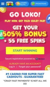 Crypto Loko Mobile Screenshot