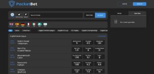 PocketBet sister sites homepage