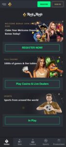Rock'n Reels mobile screenshot