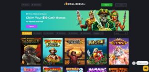 Rock'n Reels sister sites Royal Reels