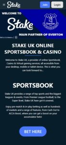 Stake mobile screenshot