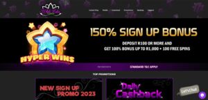 White Lotus Casino sister sites homepage