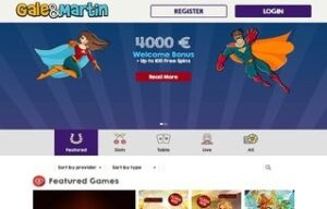 Slots n Roll sister sites Gale & Martin