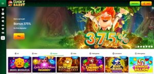 Lucky Barry sister sites homepage