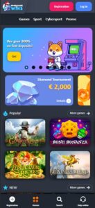 Professor Wins mobile screenshot