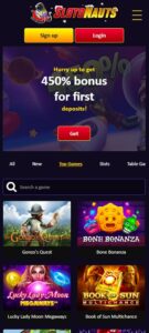 Slotonauts mobile screenshot