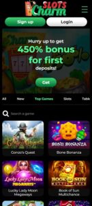 Slots Charm mobile screenshot