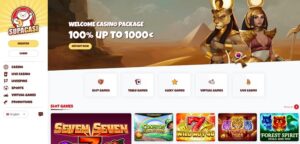 TikTak Bet sister sites Supacasi