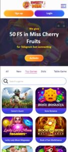 Sweety Win mobile screenshot