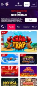 Vegas Kings Casino mobile screenshot