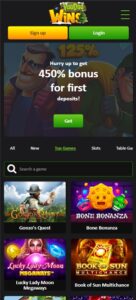 Voodoo Wins mobile screenshot