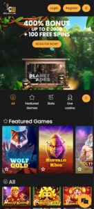 Gorilla Wins mobile screenshot