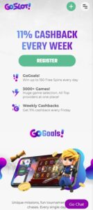GoSlot Casino mobile screenshot