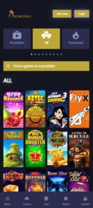 Palms Gold mobile screenshot