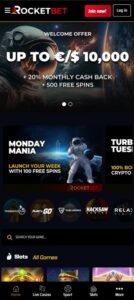 RocketBet mobile screenshot